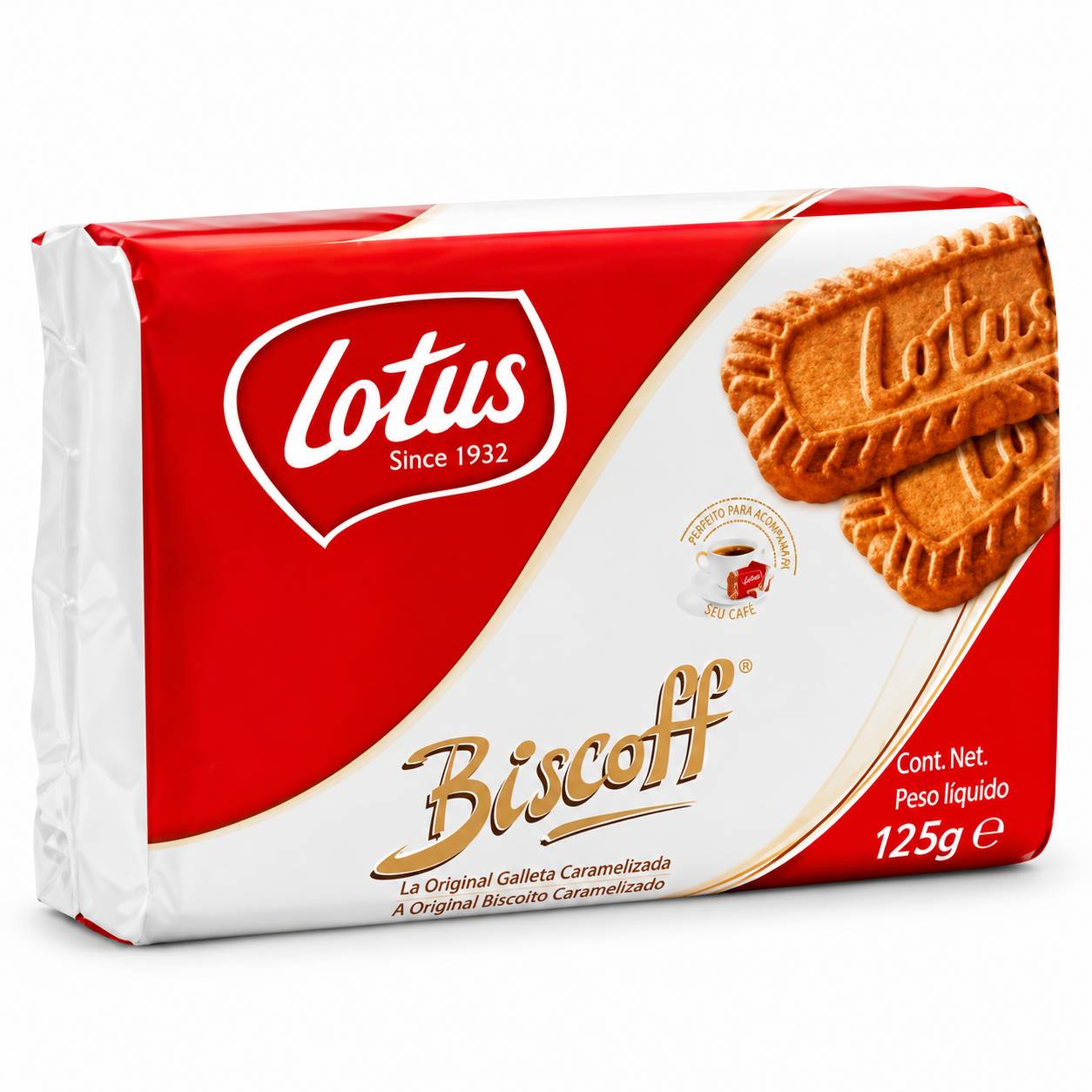 Biscoito Belga Tradicional LOTUS BISCOFF 125g