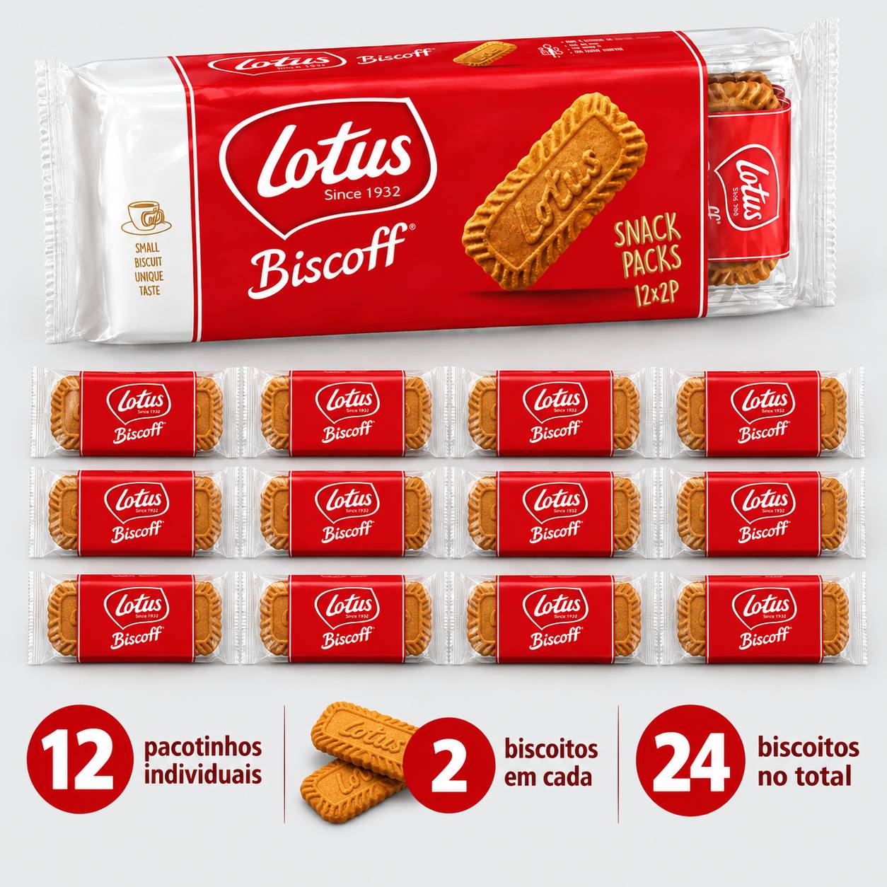 Biscoito Belga Lotus Biscoff Original 186g foto 4