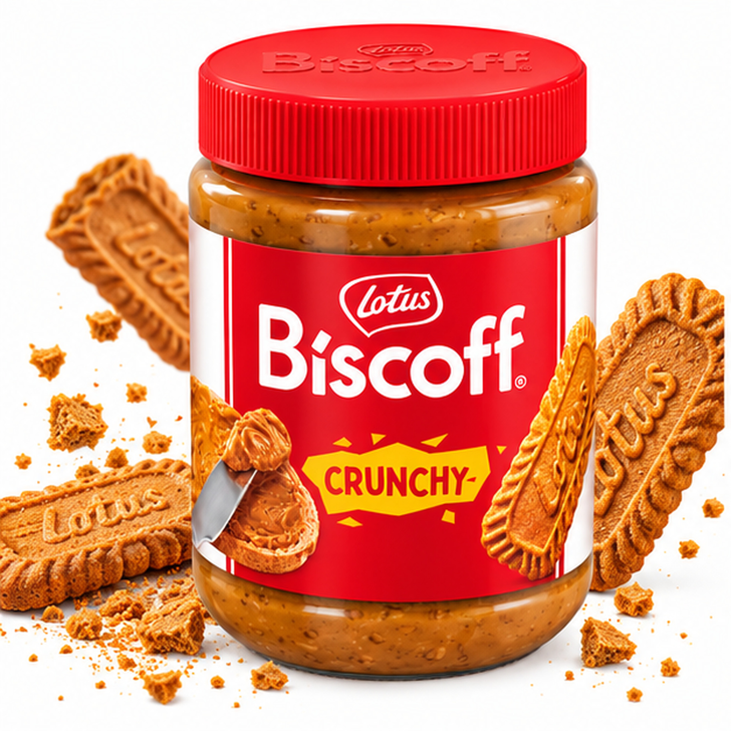 Pasta de Biscoito Belga Crocante LOTUS BISCOFF 380g foto 3