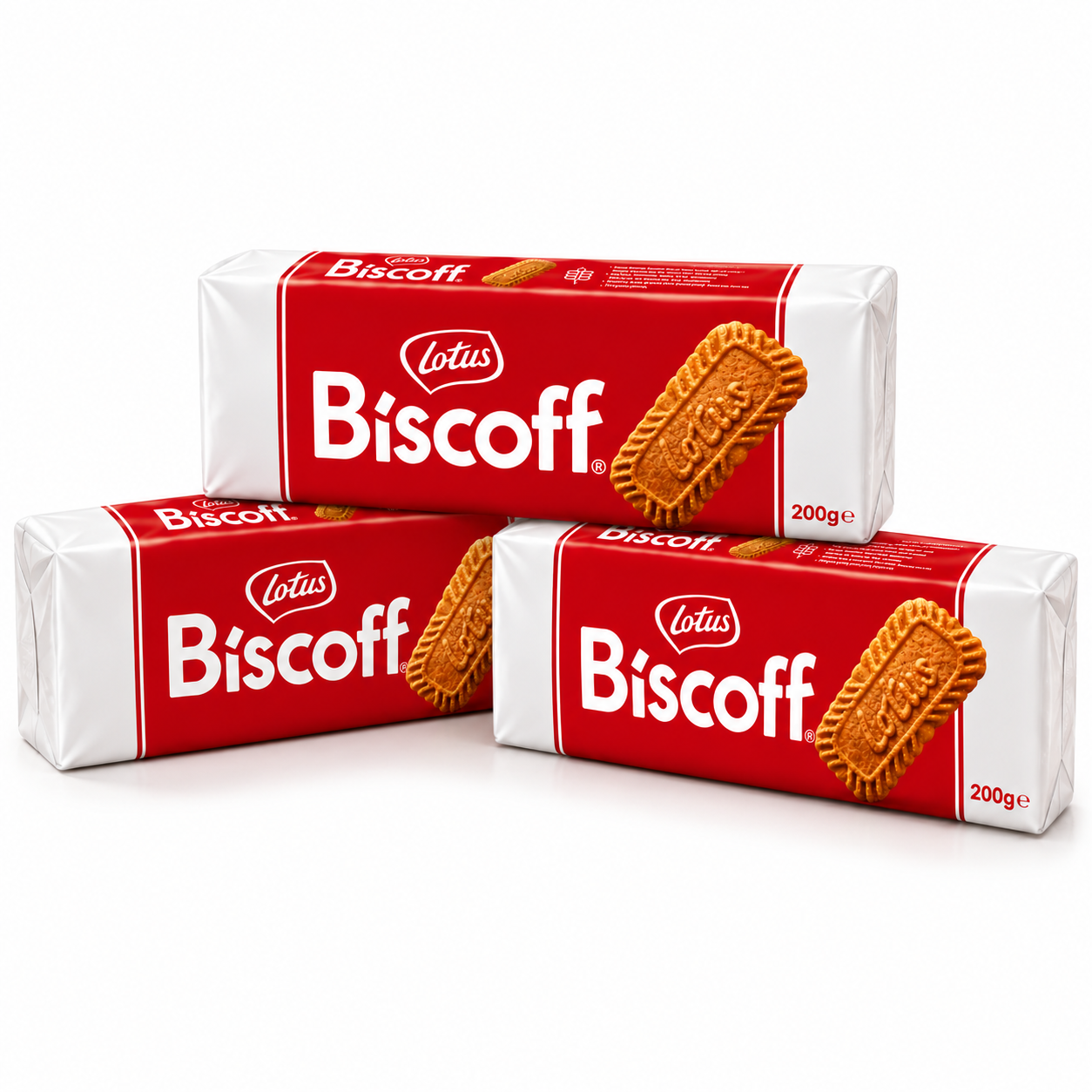 Kit 3 Biscoito Belga LOTUS BISCOFF 200g