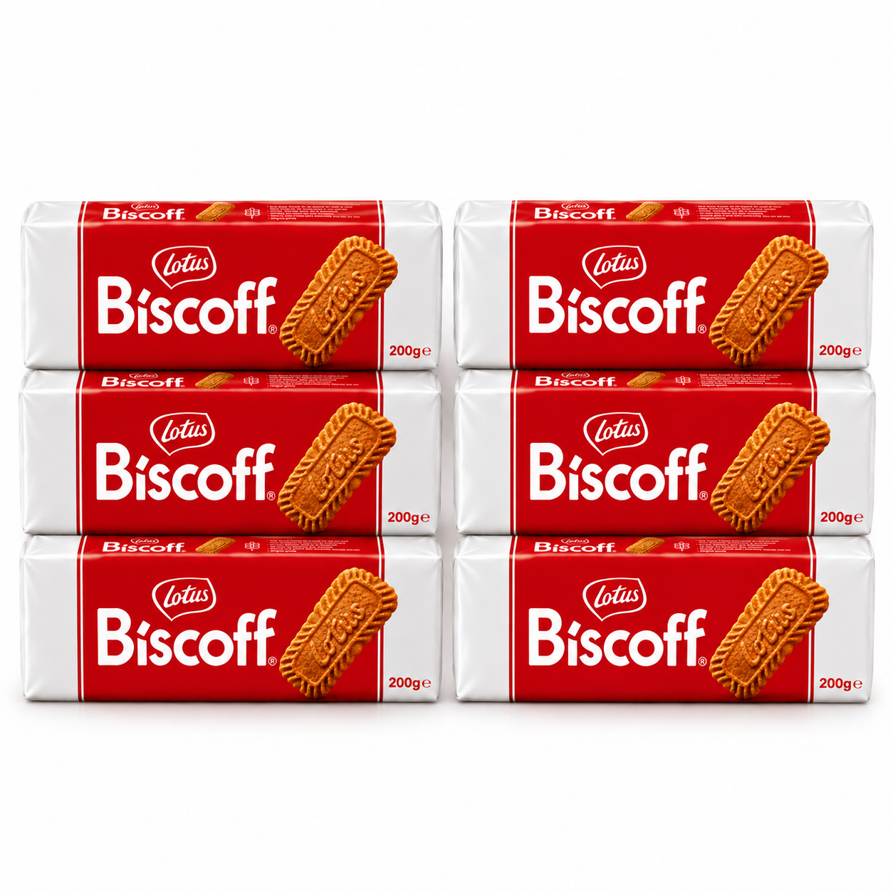 Kit 6 Biscoito Belga LOTUS BISCOFF 200g