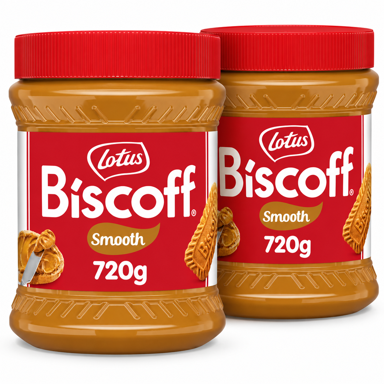 Kit 2 Pasta de Biscoito Cremosa Suave LOTUS BISCOFF 720g