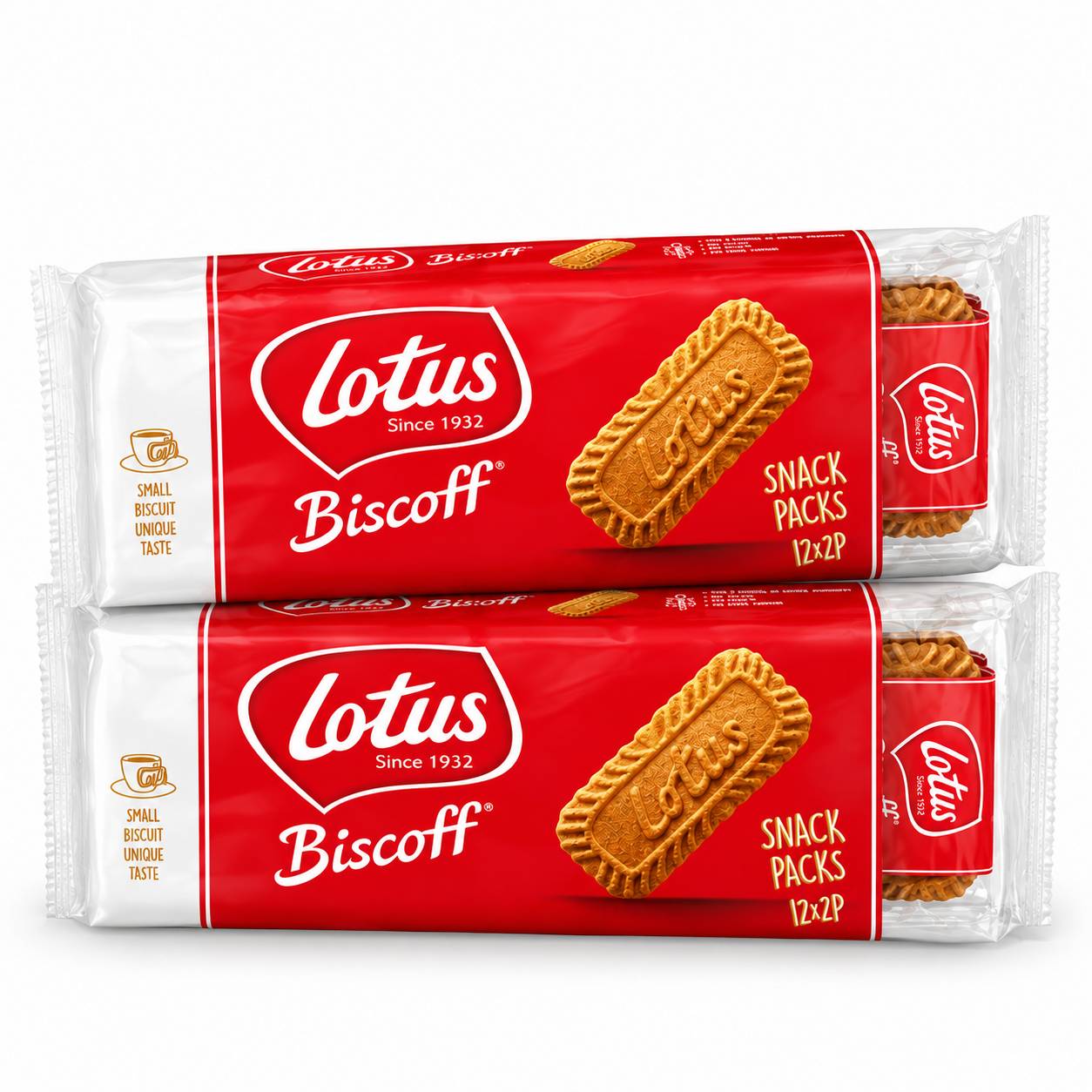 Kit 2 Biscoito Belga Lotus Biscoff Original 186g