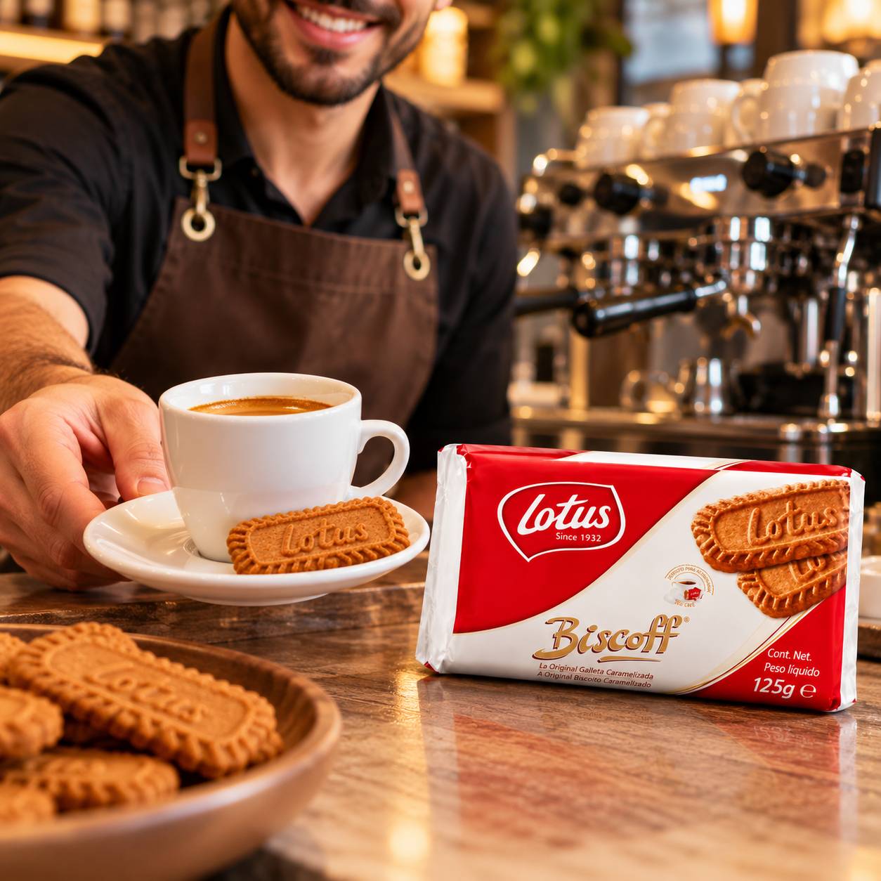 Kit 3 Biscoito Belga Tradicional LOTUS BISCOFF 125g foto 3