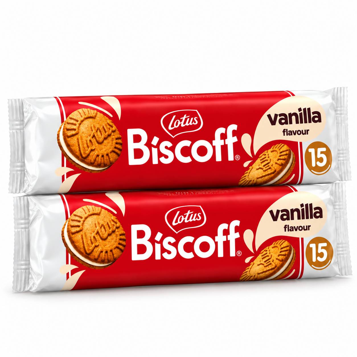 Kit 2 Biscoito Belga de Baunilha LOTUS BISCOFF 150g