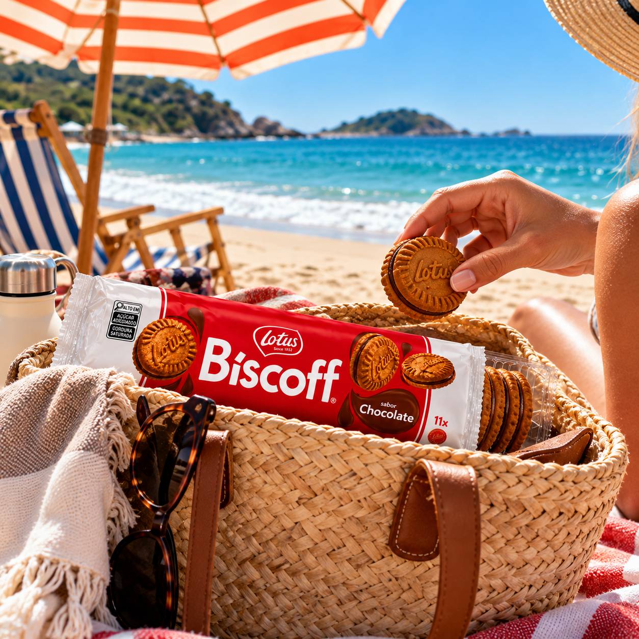 Kit 6 Biscoito Belga Creme de Chocolate LOTUS BISCOFF 150g foto 6