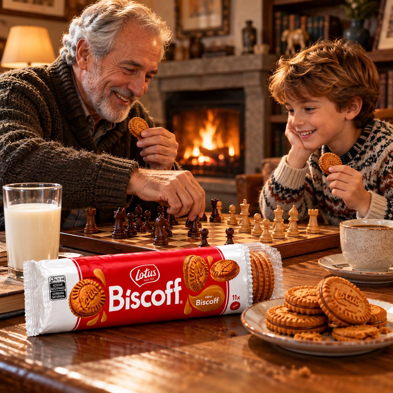 Kit 6 Biscoito Belga Reheado de Creme LOTUS BISCOFF 150g foto 5