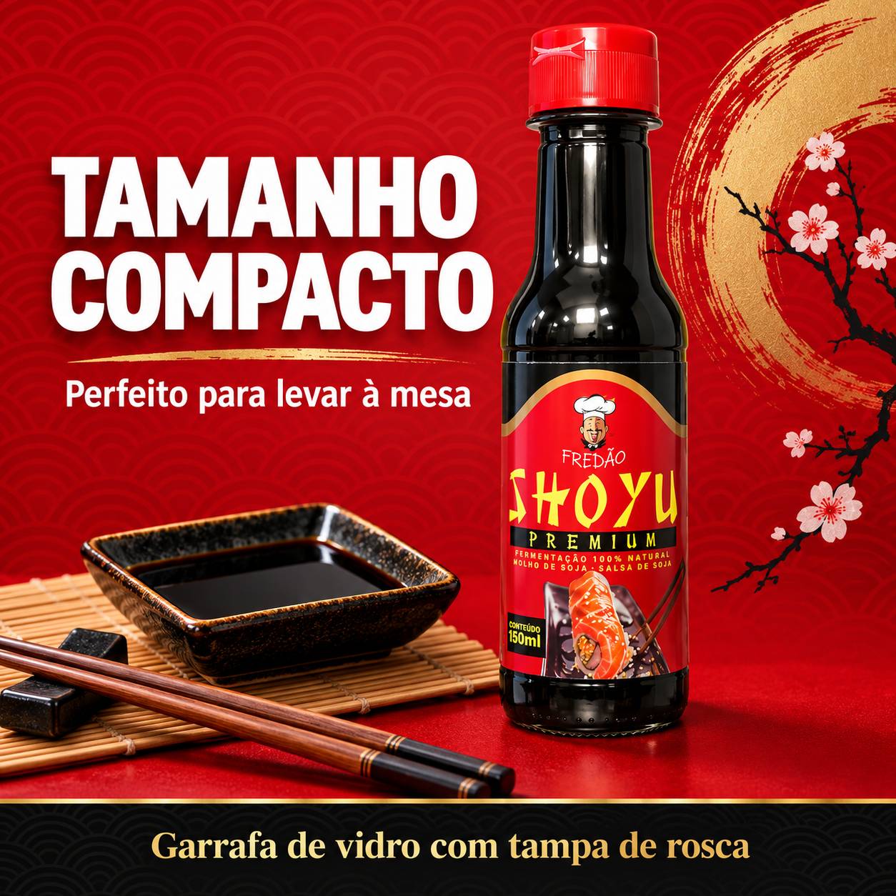 Molho Shoyu Premium FREDÃO 150ml foto 4