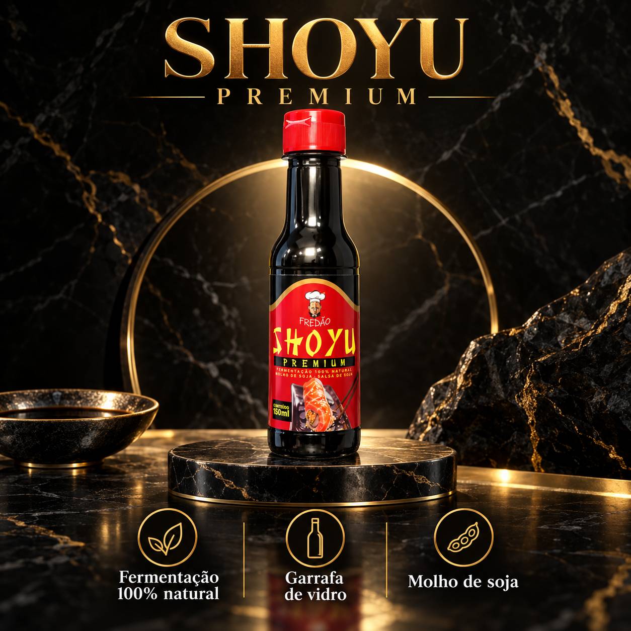 Molho Shoyu Premium FREDÃO 150ml foto 5