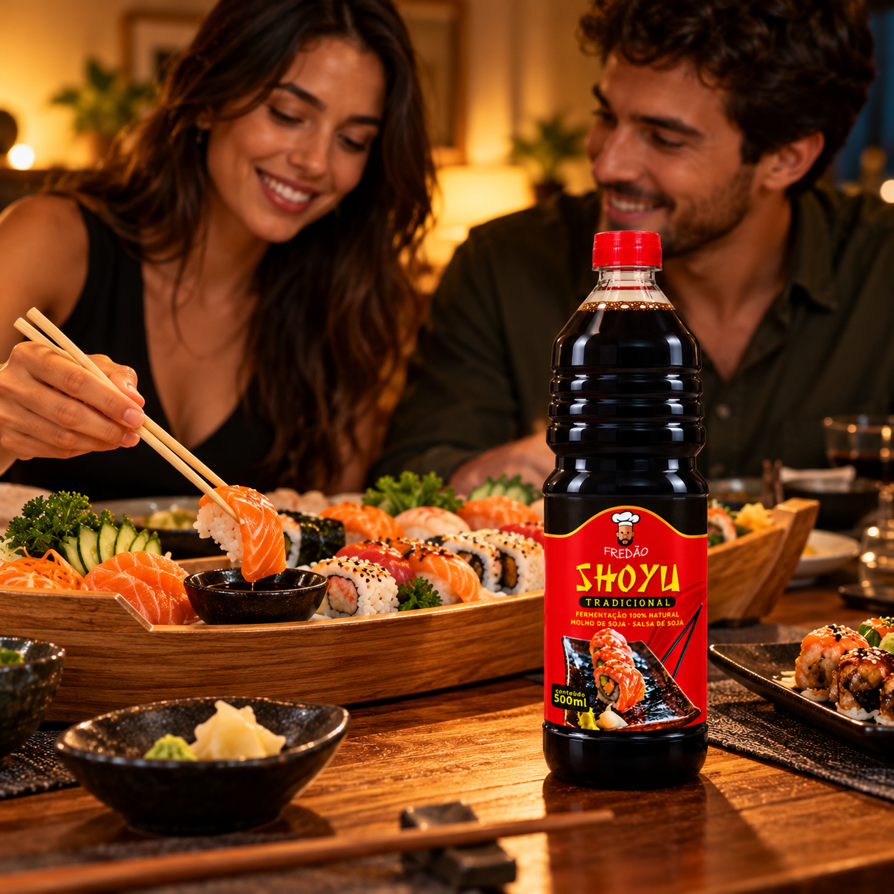 Molho Shoyu Premium FREDÂO 500ml foto 3