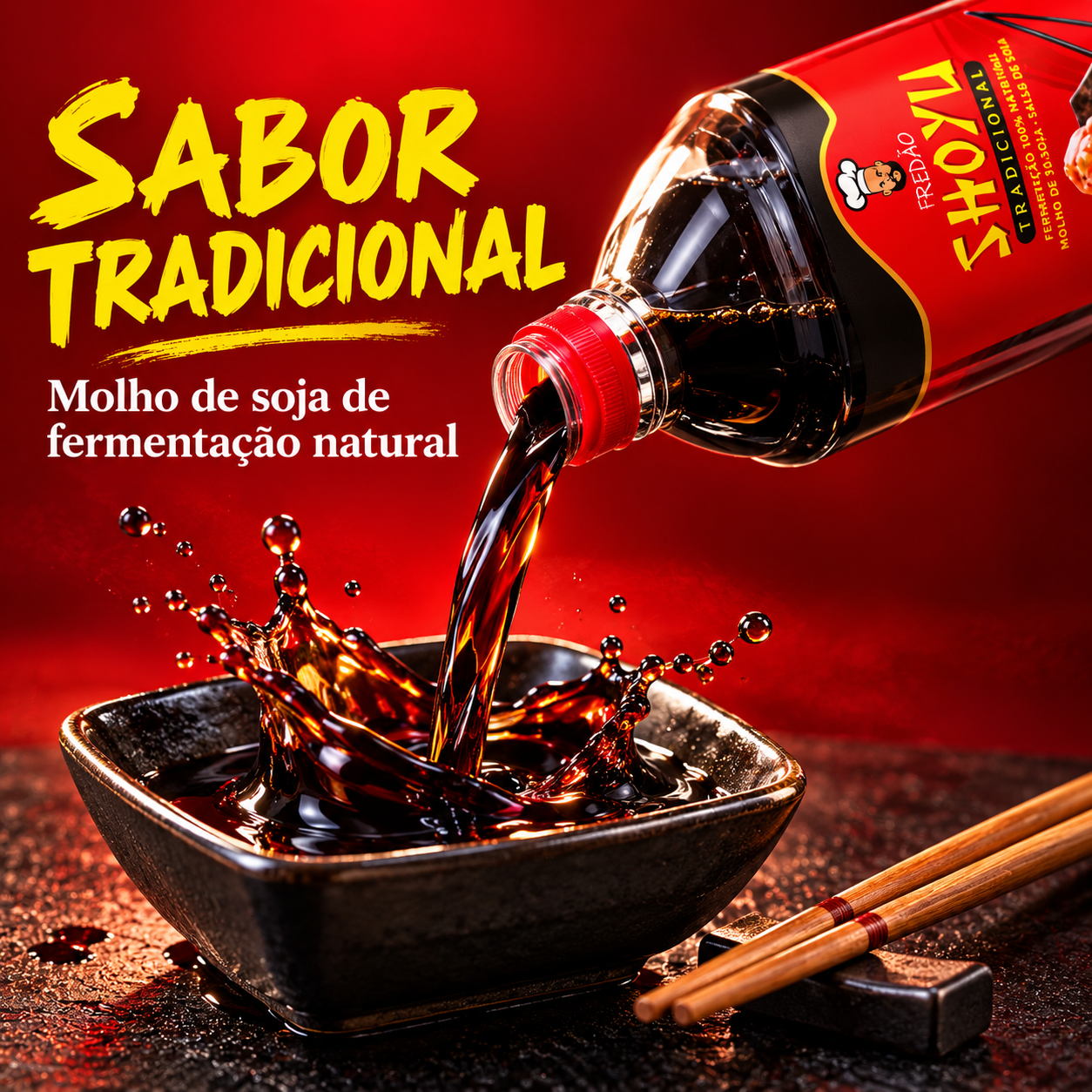 Molho Shoyu Premium FREDÂO 500ml foto 6