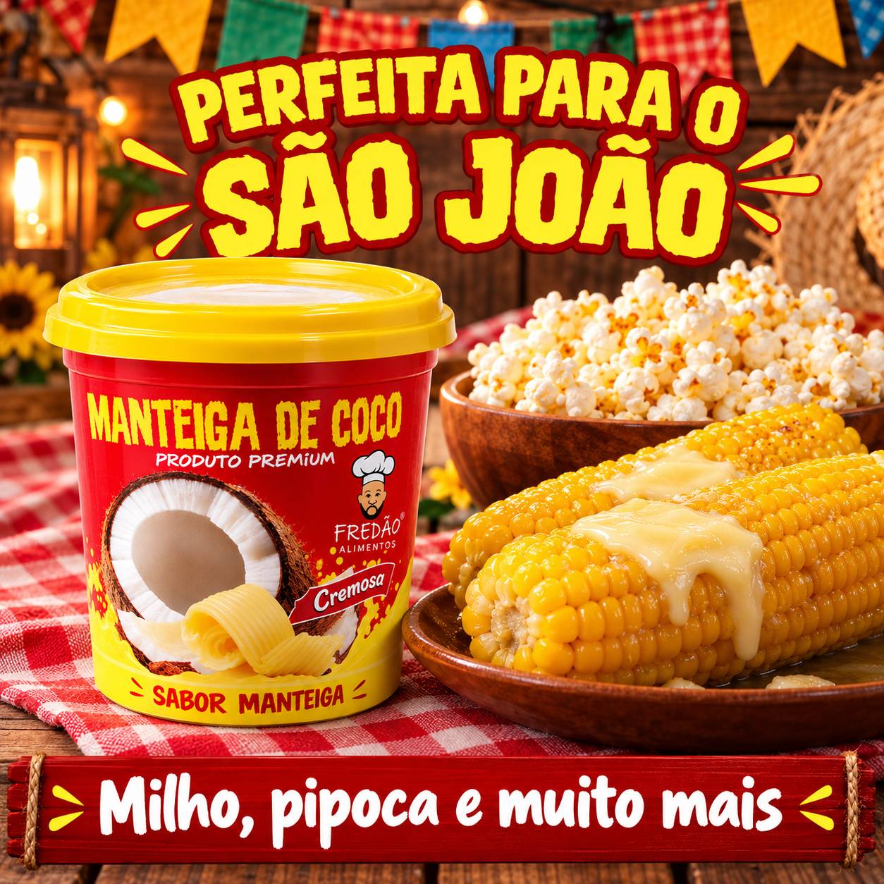 Manteiga de Coco FREDÃO 500g foto 4