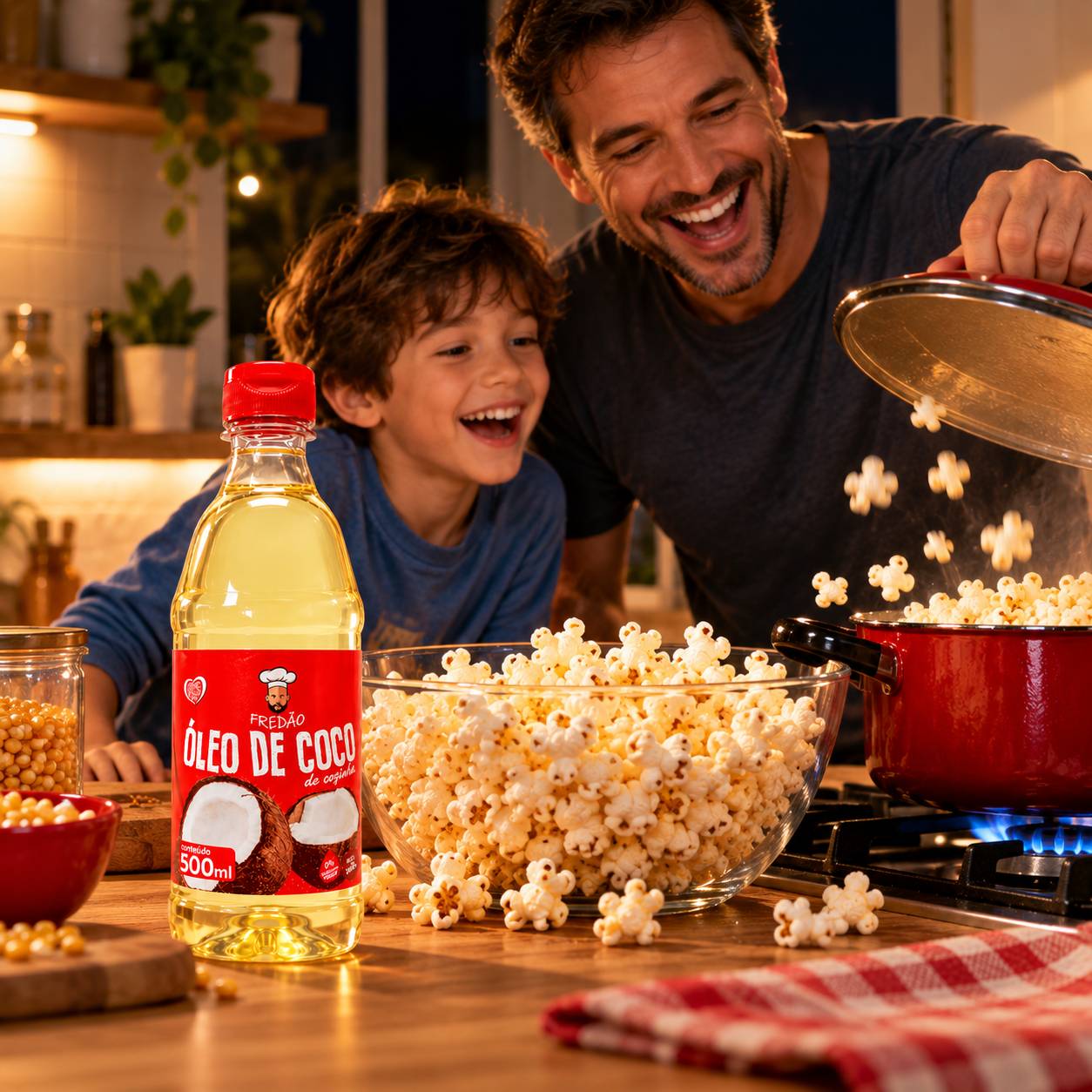 Kit 6 Óleo de Coco de Cozinha FREDÃO 500ml foto 4