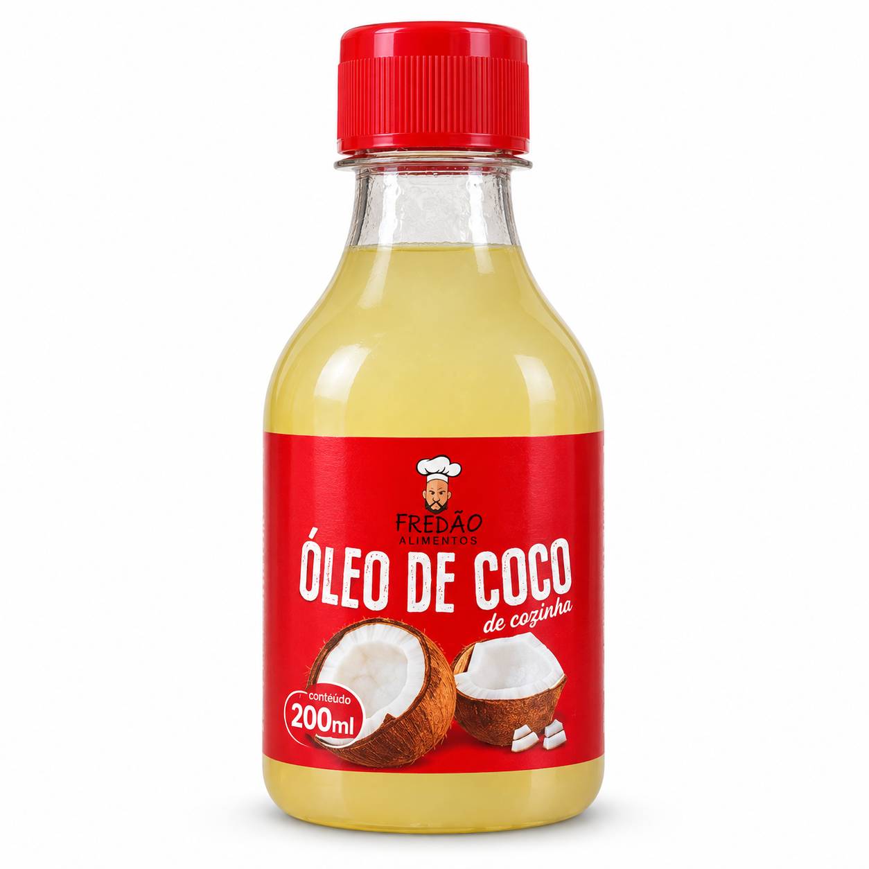 Kit 6 Óleo de Coco de Cozinha FREDÃO 200ml foto 8