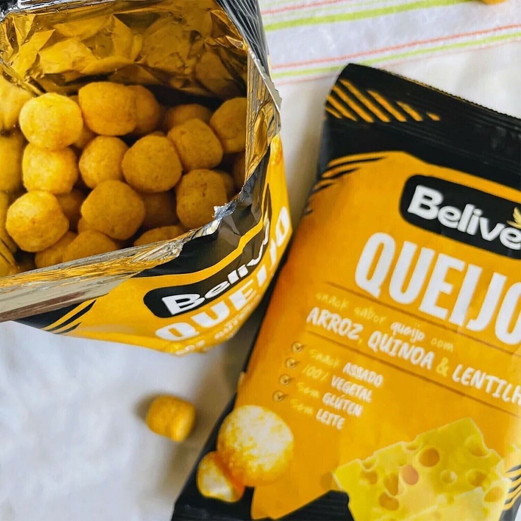 Snack Multigrãos Sabor Queijo s/ Gluten BELIVE 35g foto 11