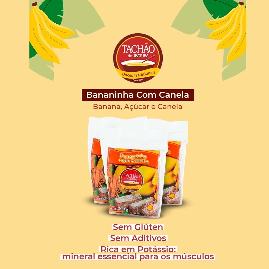 Bananinha com Canela TACHÃO DE UBATUBA 200g foto 9