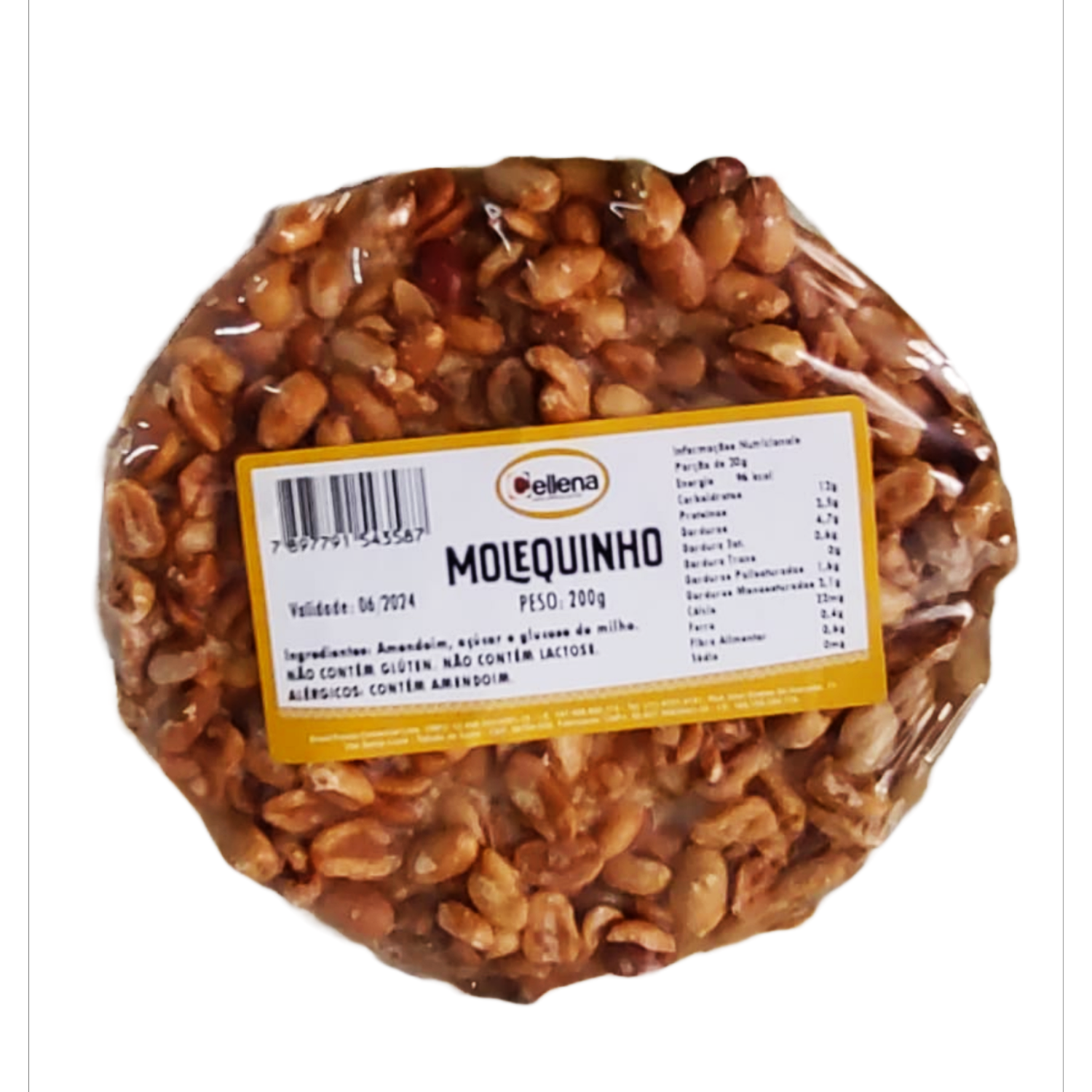 Pé de Moleque Redondo Molequinho Cellena 200g
