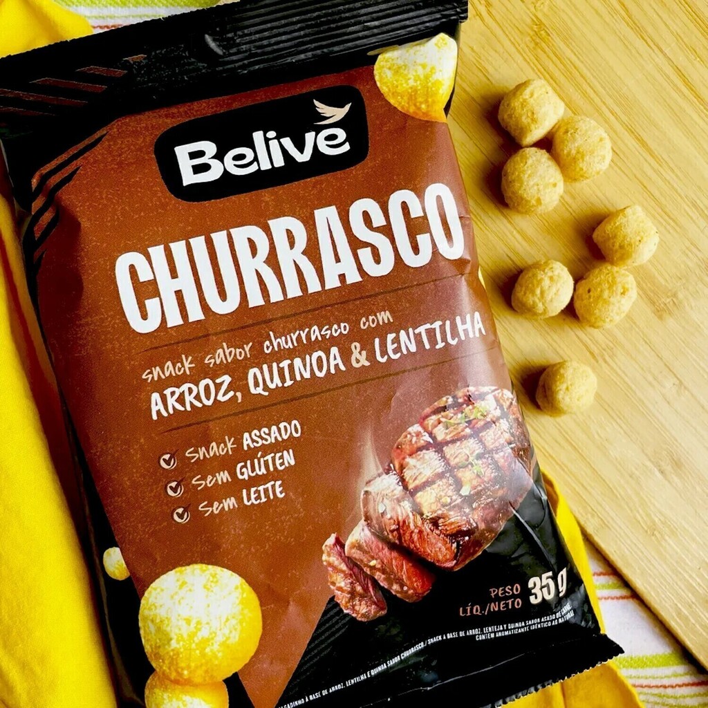 Snack Multigrãos Churrasco BELIVE s/ gluten 35g foto 14