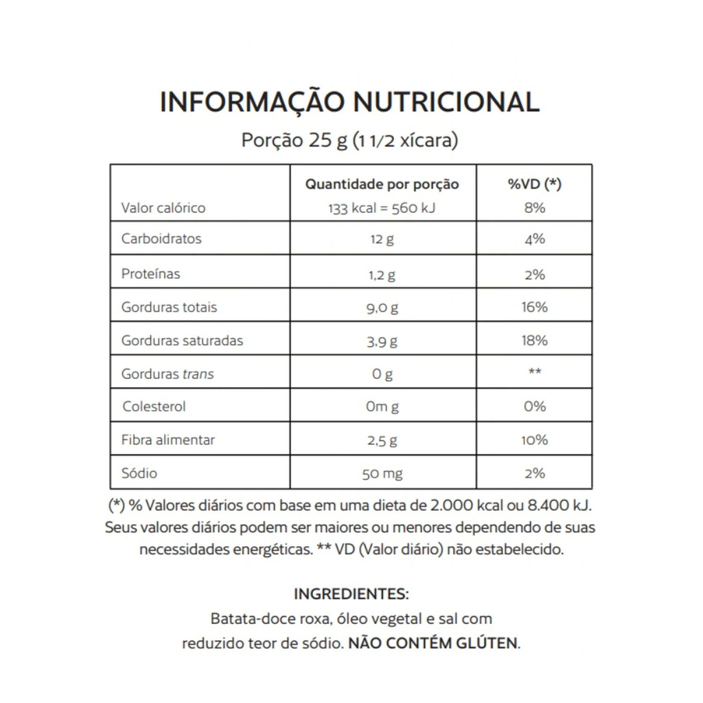 Chips Batata-Doce Roxa Original ROOTS TO GO 45g foto 11