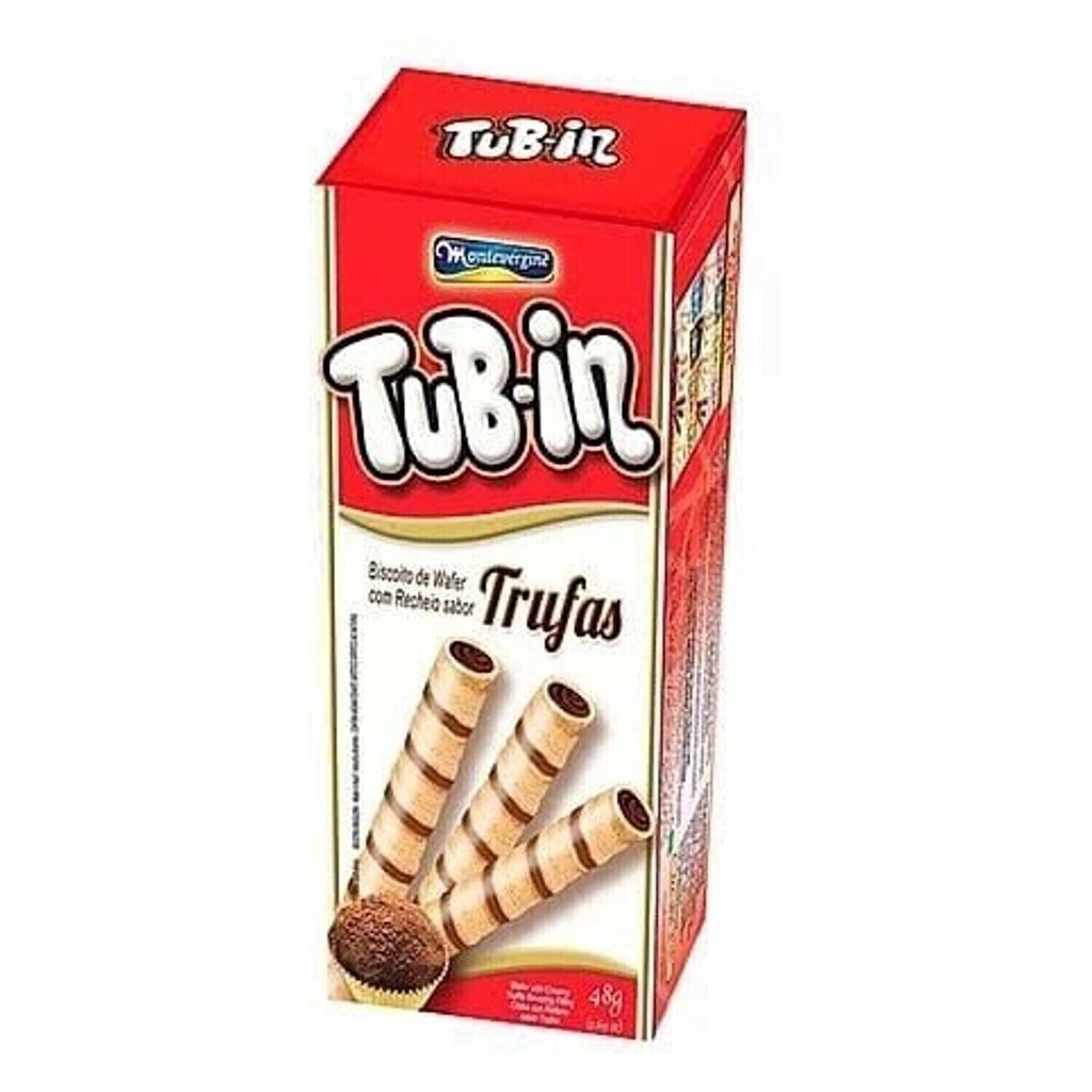 Biscoito Wafer TUB IN Recheio de Trufas 48g foto 4
