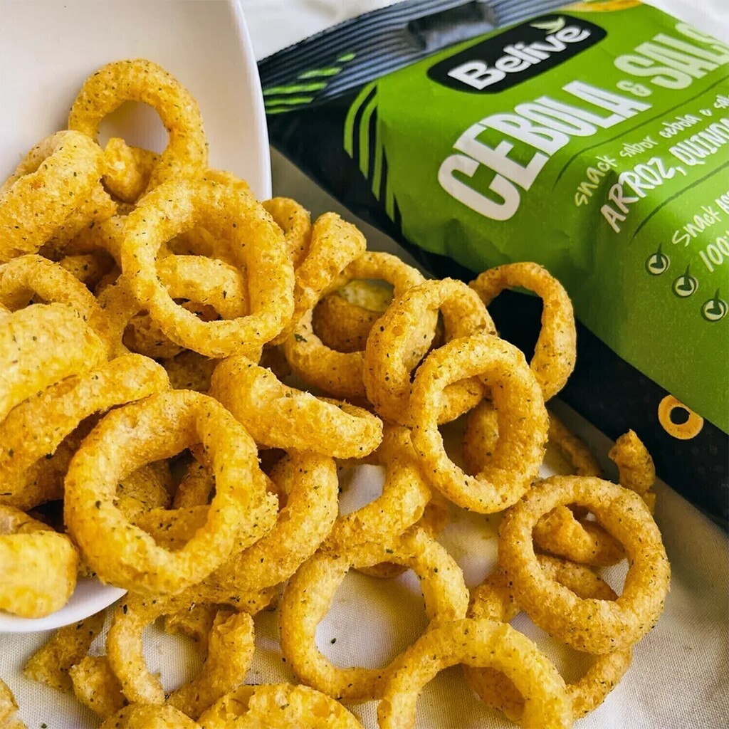 Snack Multigrãos Cebola, Salsa e Lentilha BELIVE 35g foto 12