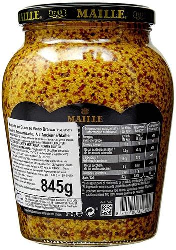 Mostarda MAILLE a moda antiga (l'ancienne) 210g foto 4
