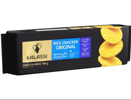 Snack KALASSI Rice Crackers Original 100g foto 2