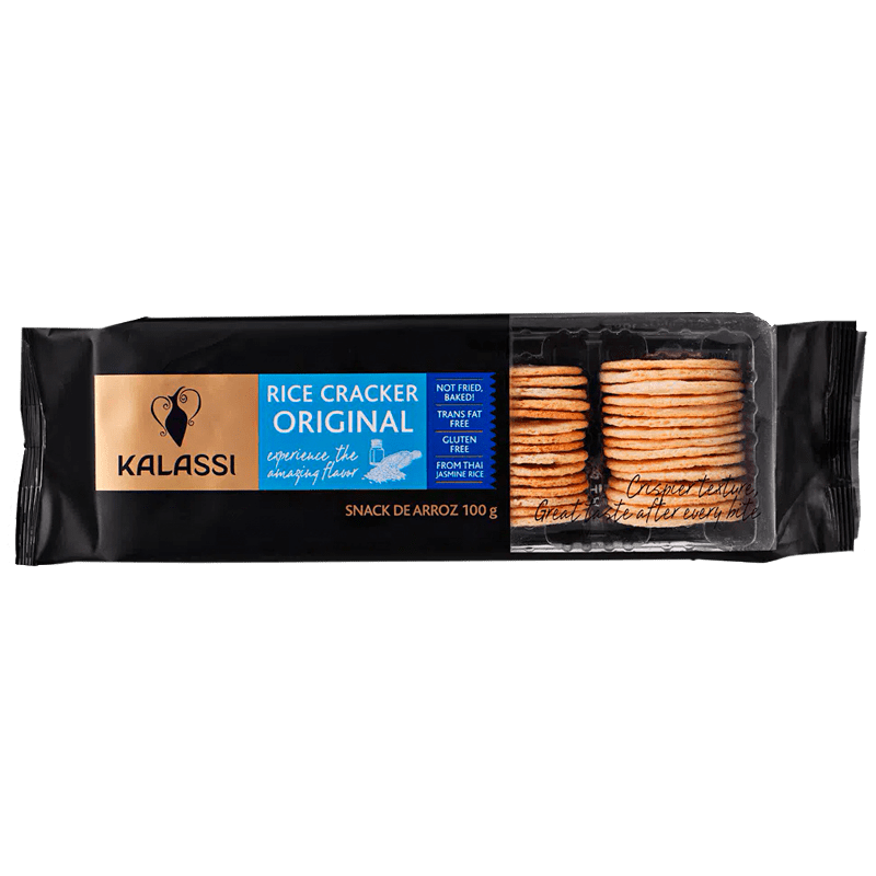 Snack KALASSI Rice Crackers Original 100g foto 3