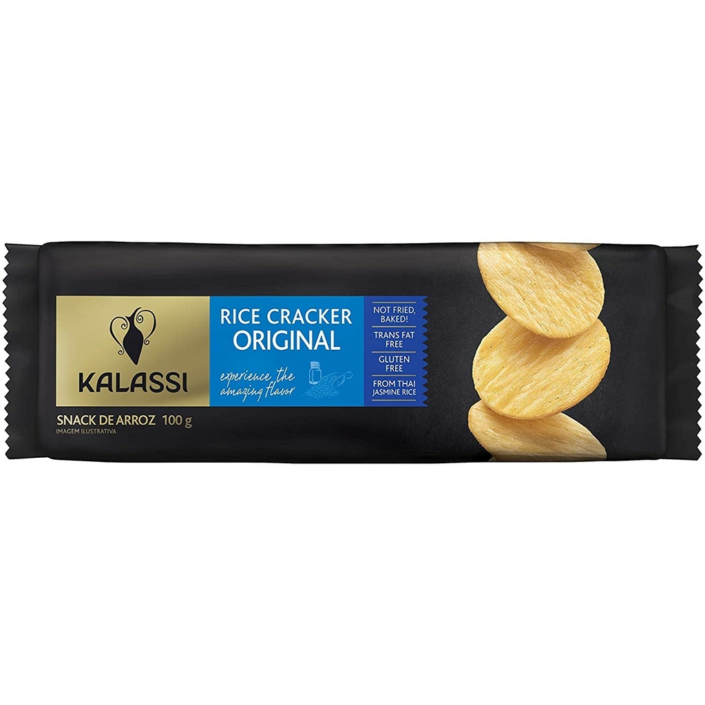 Snack KALASSI Rice Crackers Original 100g foto 4