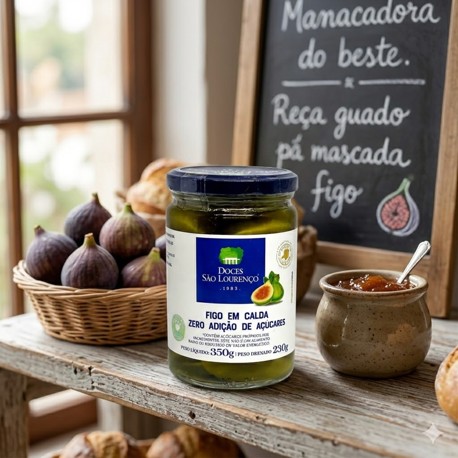 Figo em Calda SÃO LOURENÇO Zero Adição Açucar 350g foto 3