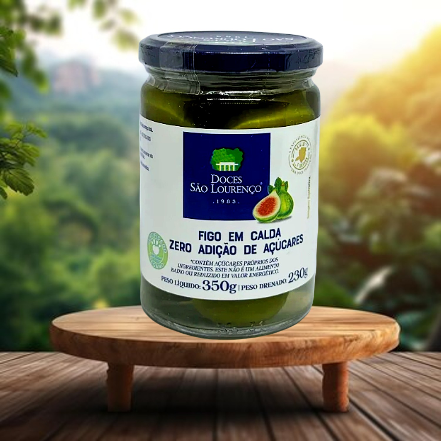 Figo em Calda SÃO LOURENÇO Zero Adição Açucar 350g foto 7