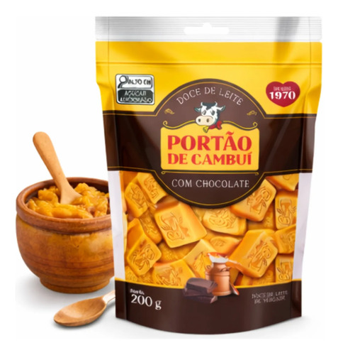 Doce de Leite c/ Chocolate PORTÃO DO CAMBUI Pouch 200g foto 3