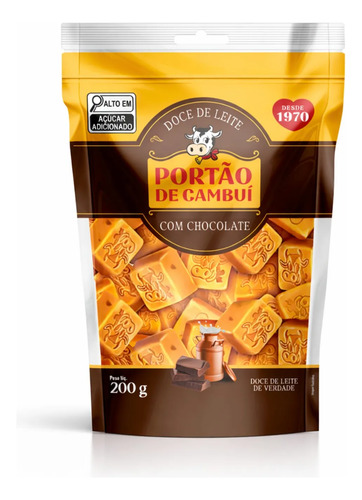 Doce de Leite c/ Chocolate PORTÃO DO CAMBUI Pouch 200g foto 5