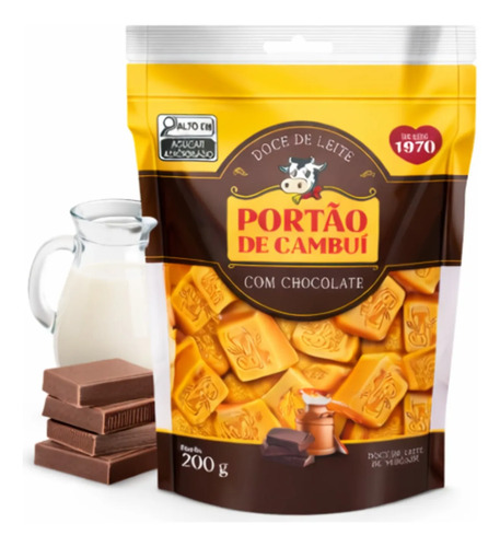 Doce de Leite c/ Chocolate PORTÃO DO CAMBUI Pouch 200g foto 7