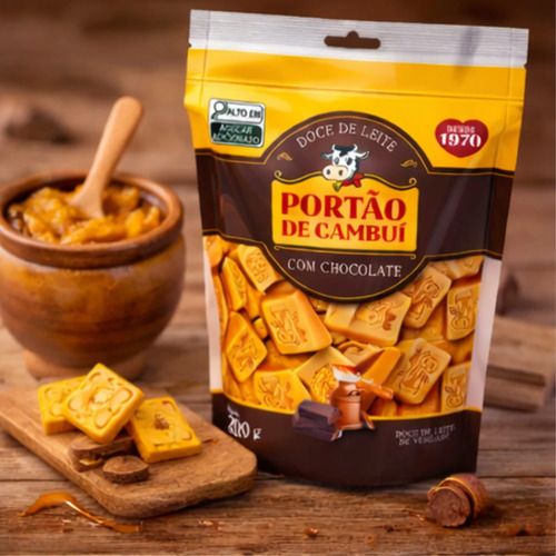 Doce de Leite c/ Chocolate PORTÃO DO CAMBUI Pouch 200g foto 8