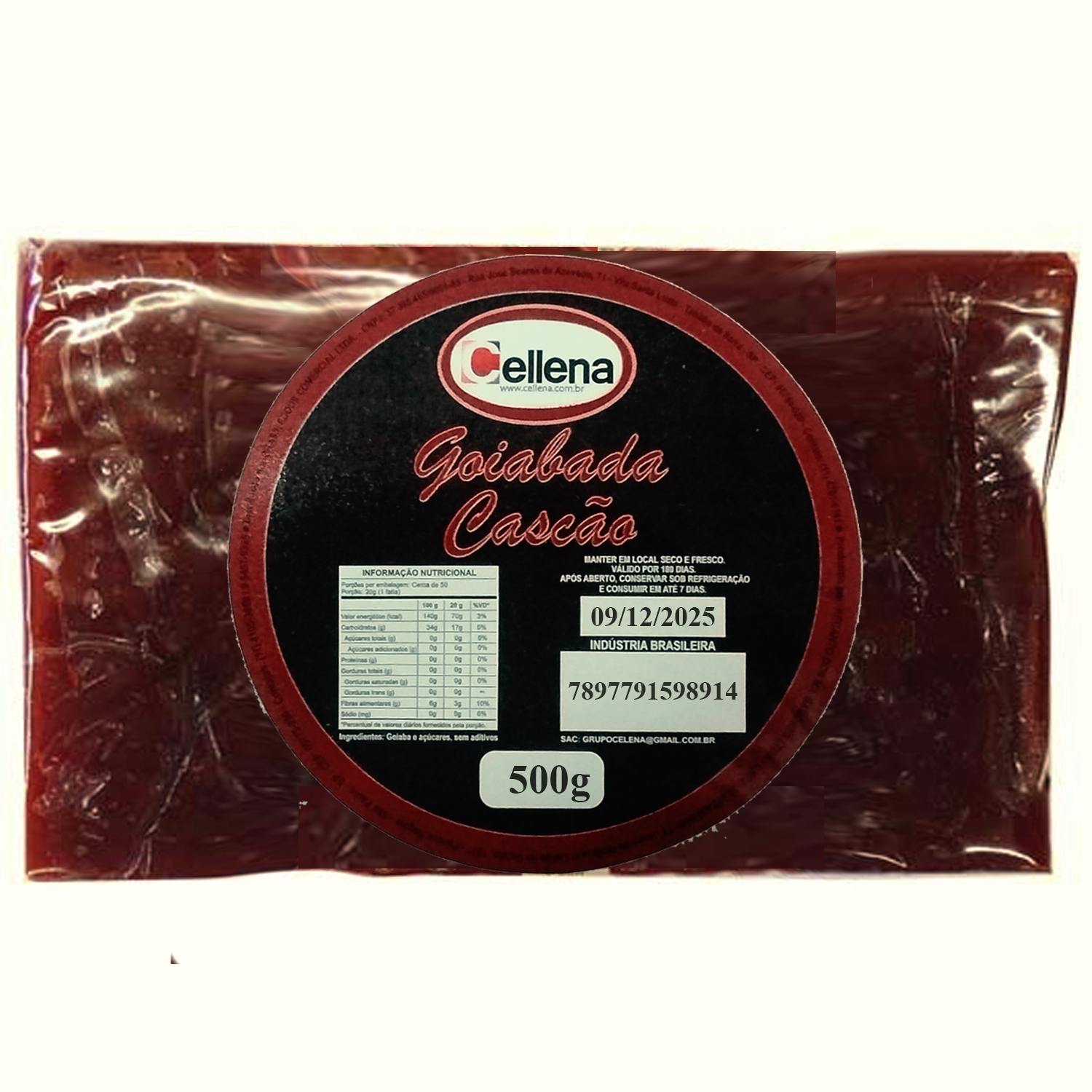 Goiabada Cascão Barra CELLENA 500g