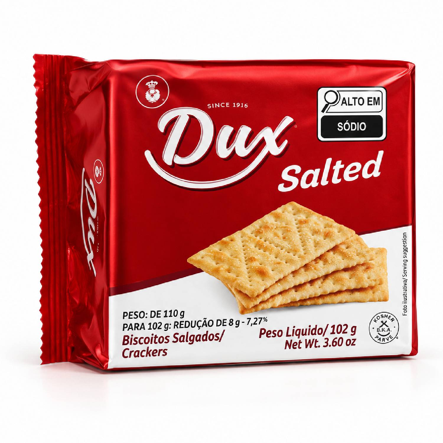 Biscoito Crackers DUX Salted 102g