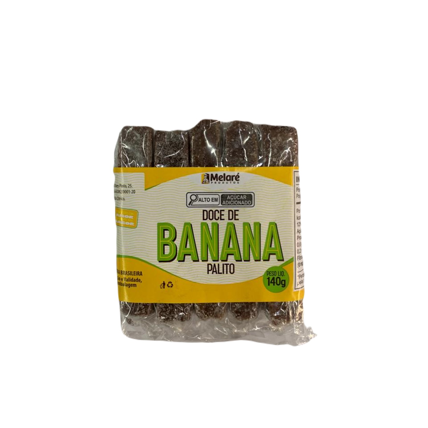 Doce de Banana Palito 140g MELARÉ