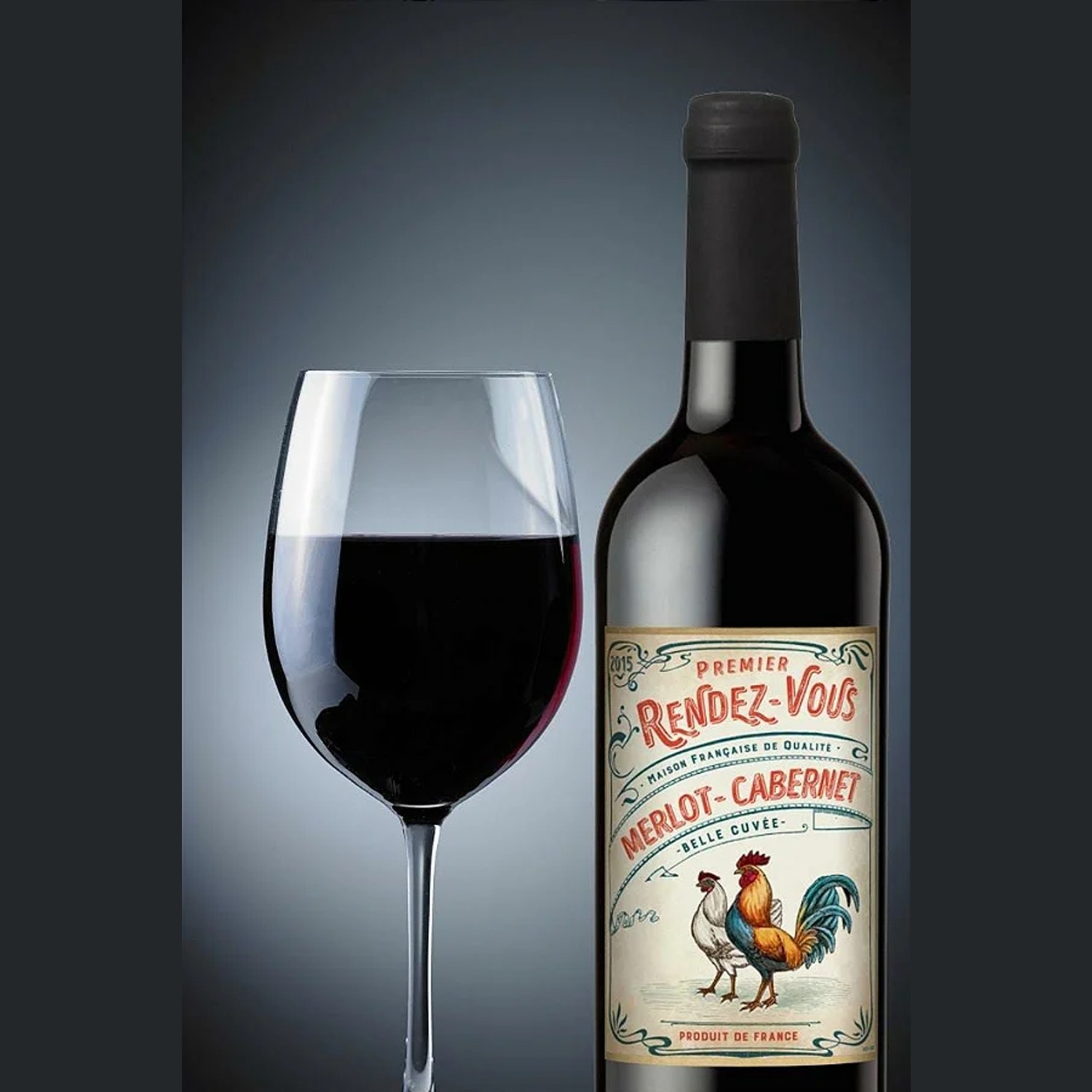 Vinho Rendez Vous Premier Merlot Cabernet 750ml foto 2