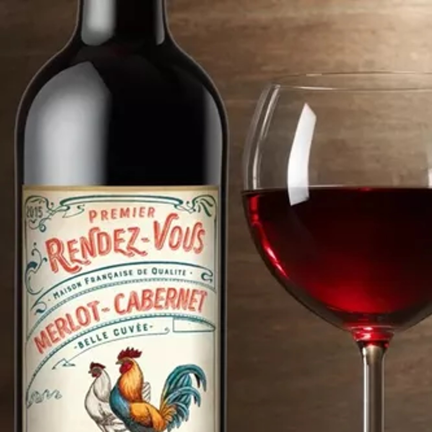 Vinho Rendez Vous Premier Merlot Cabernet 750ml foto 4