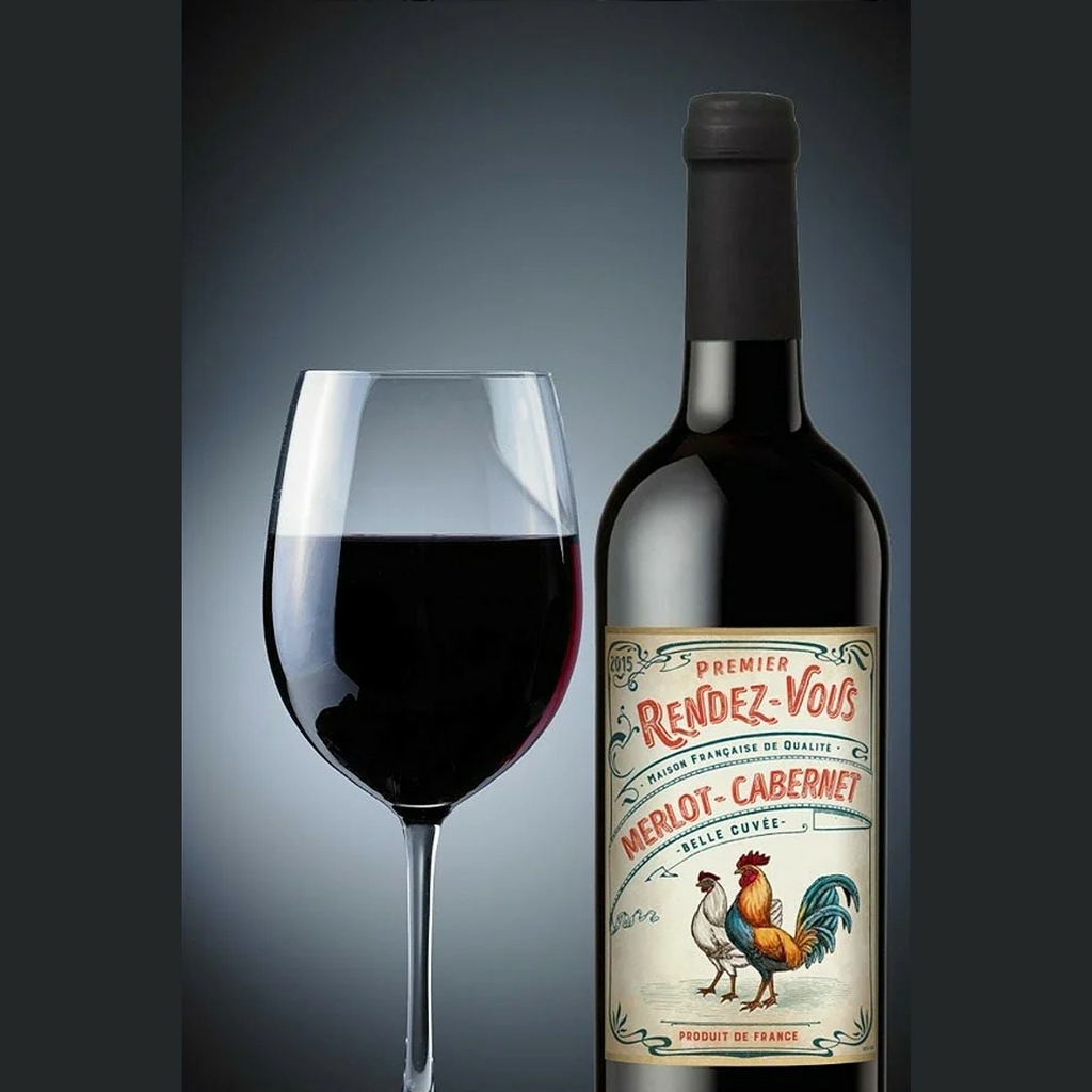 Vinho Rendez Vous Premier Merlot Cabernet 750ml foto 6