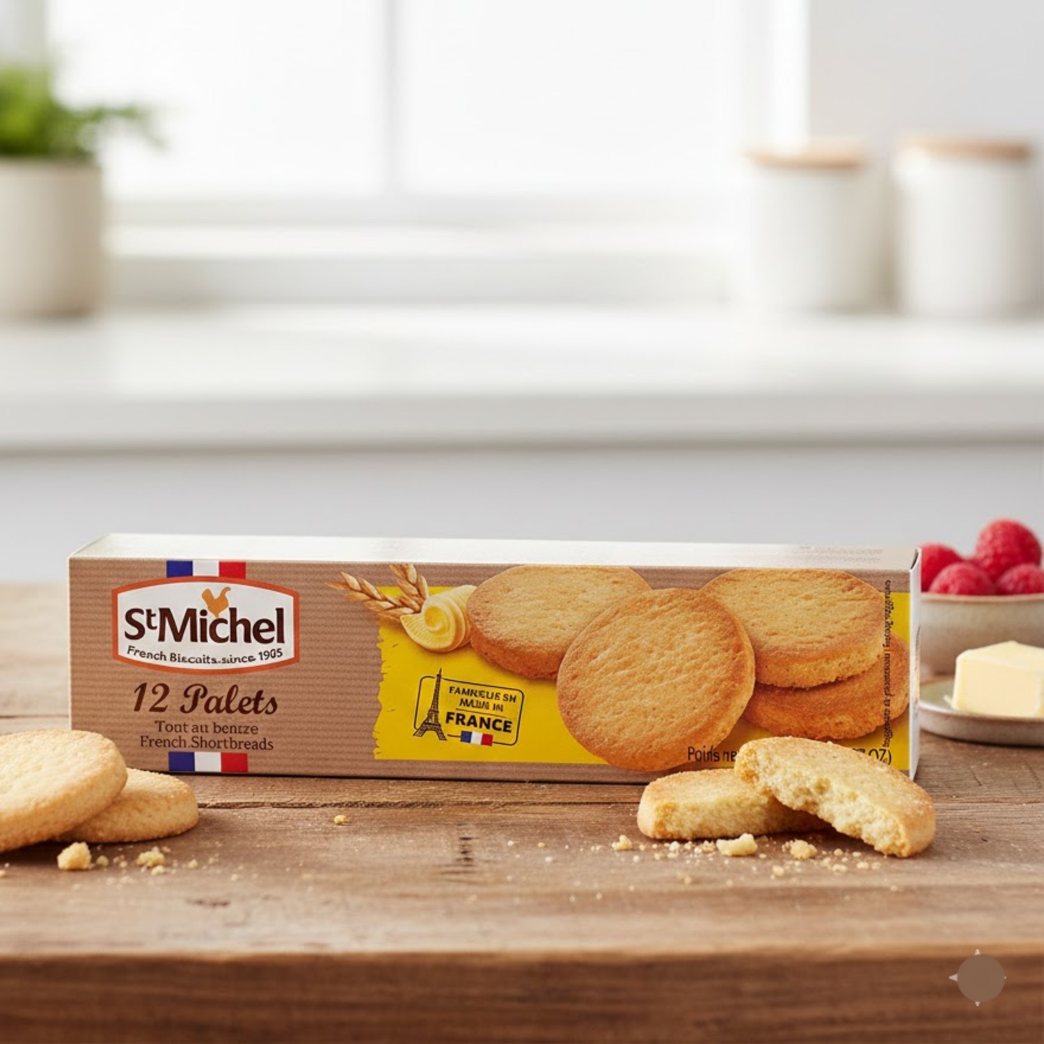 Biscoito Amanteigado Palets Shortbread ST MICHEL 150g foto 5