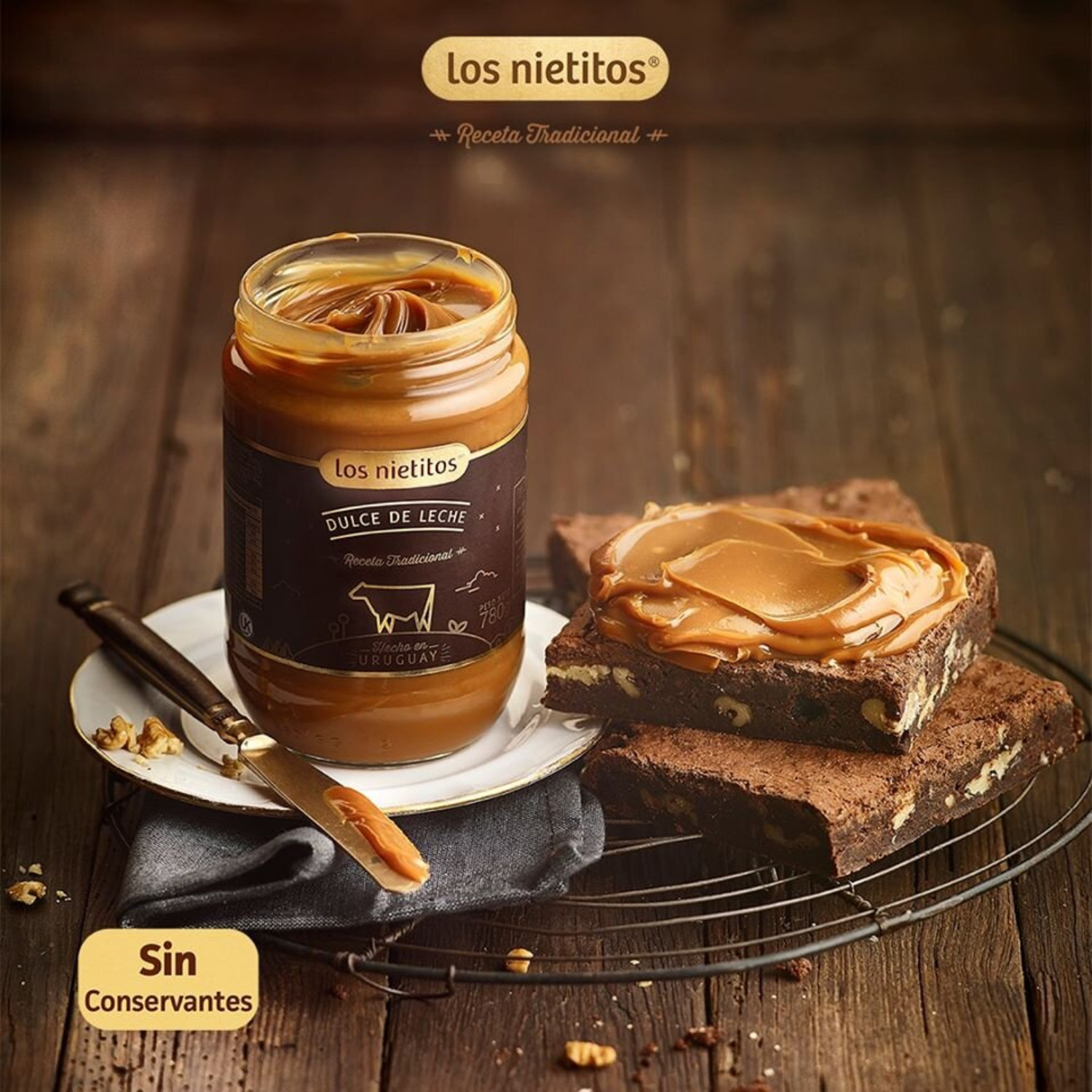 Doce de Leite Uruguaio LOS NIETITOS 400g foto 2