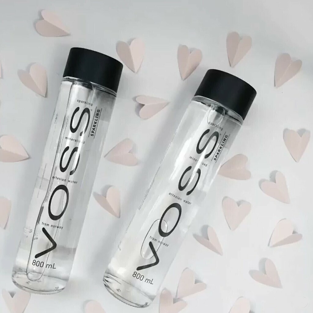 Água Mineral Com Gás Norueguesa VOSS 800ml foto 3