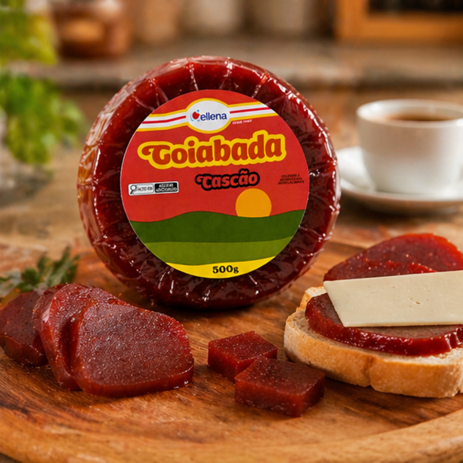 Goiabada Cascão Redonda CELLENA 500g foto 3