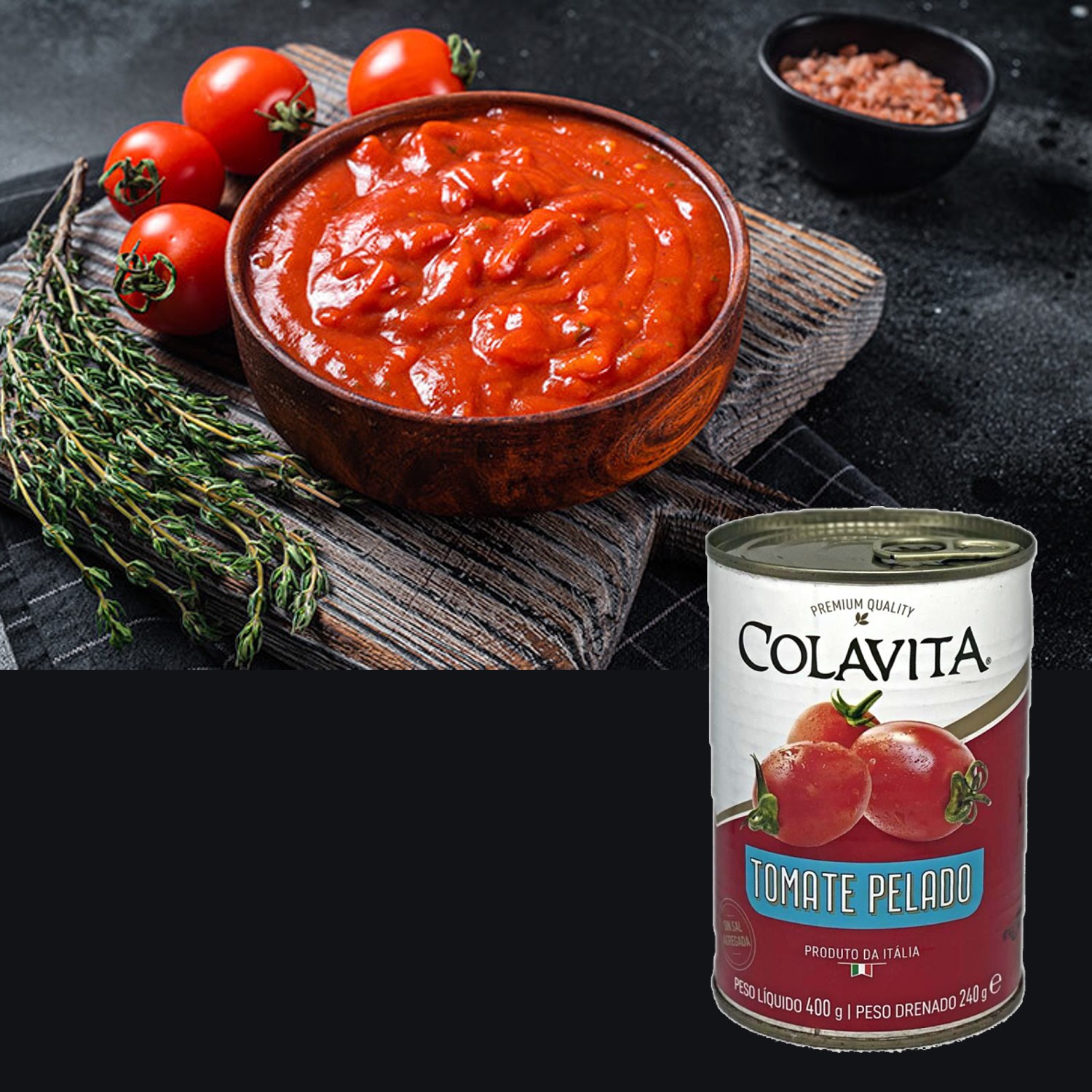 Tomate Pelado Italiano COLAVITA 400g foto 5