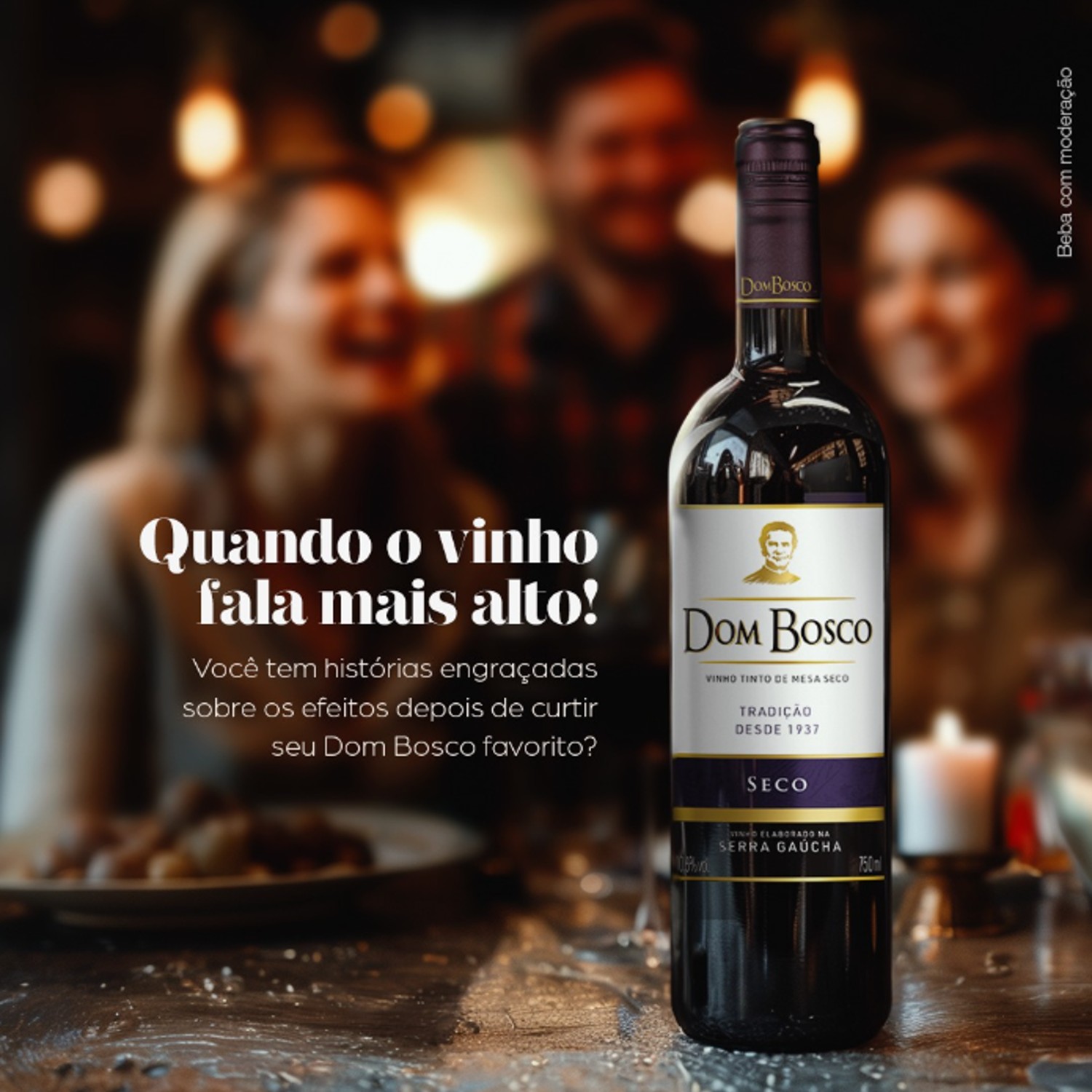 Vinho Tinto Seco DOM BOSCO 750ml foto 3