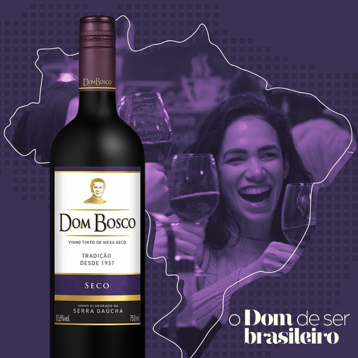 Vinho Tinto Seco DOM BOSCO 750ml foto 5