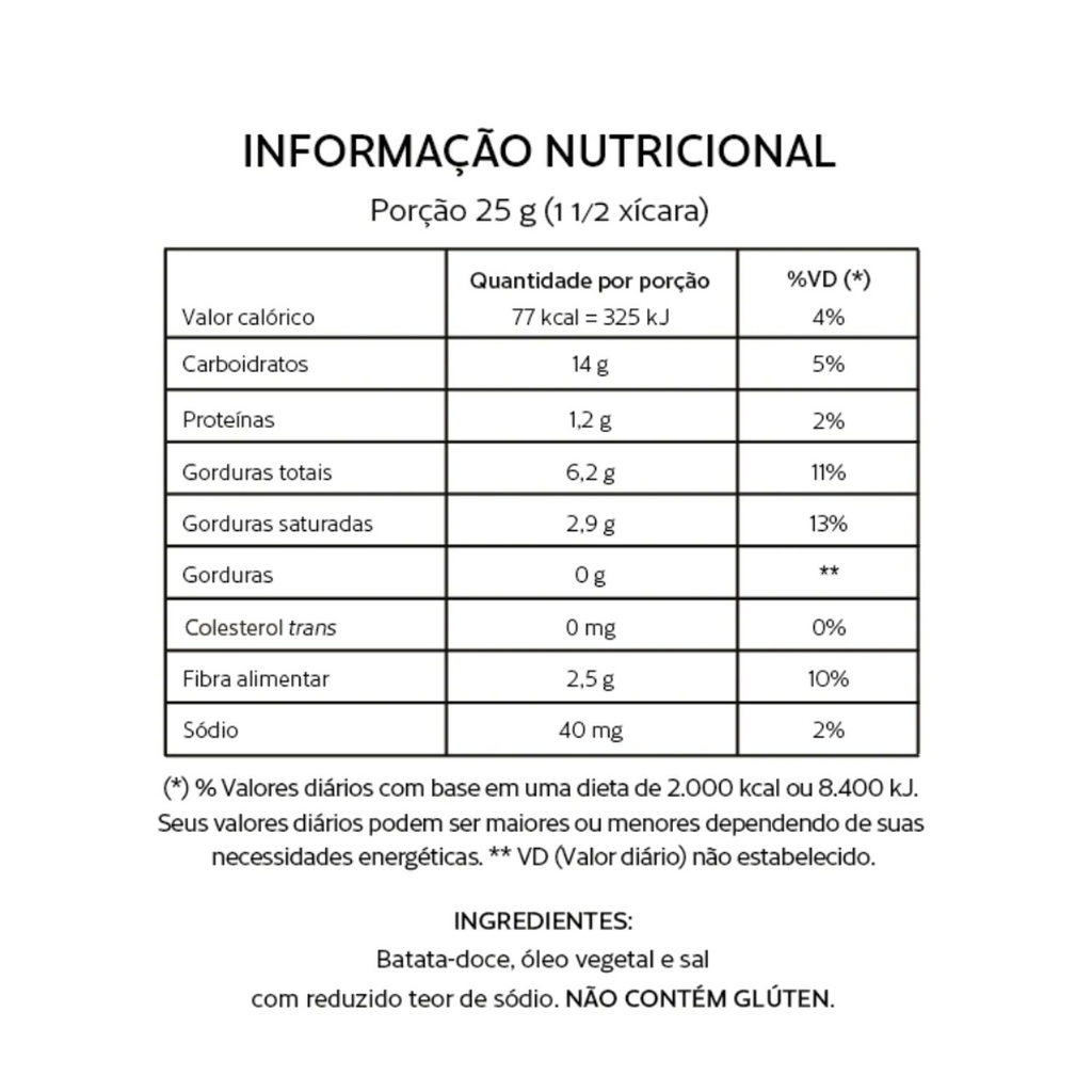Chips De Batata-Doce Original Roots To Go 45g foto 12