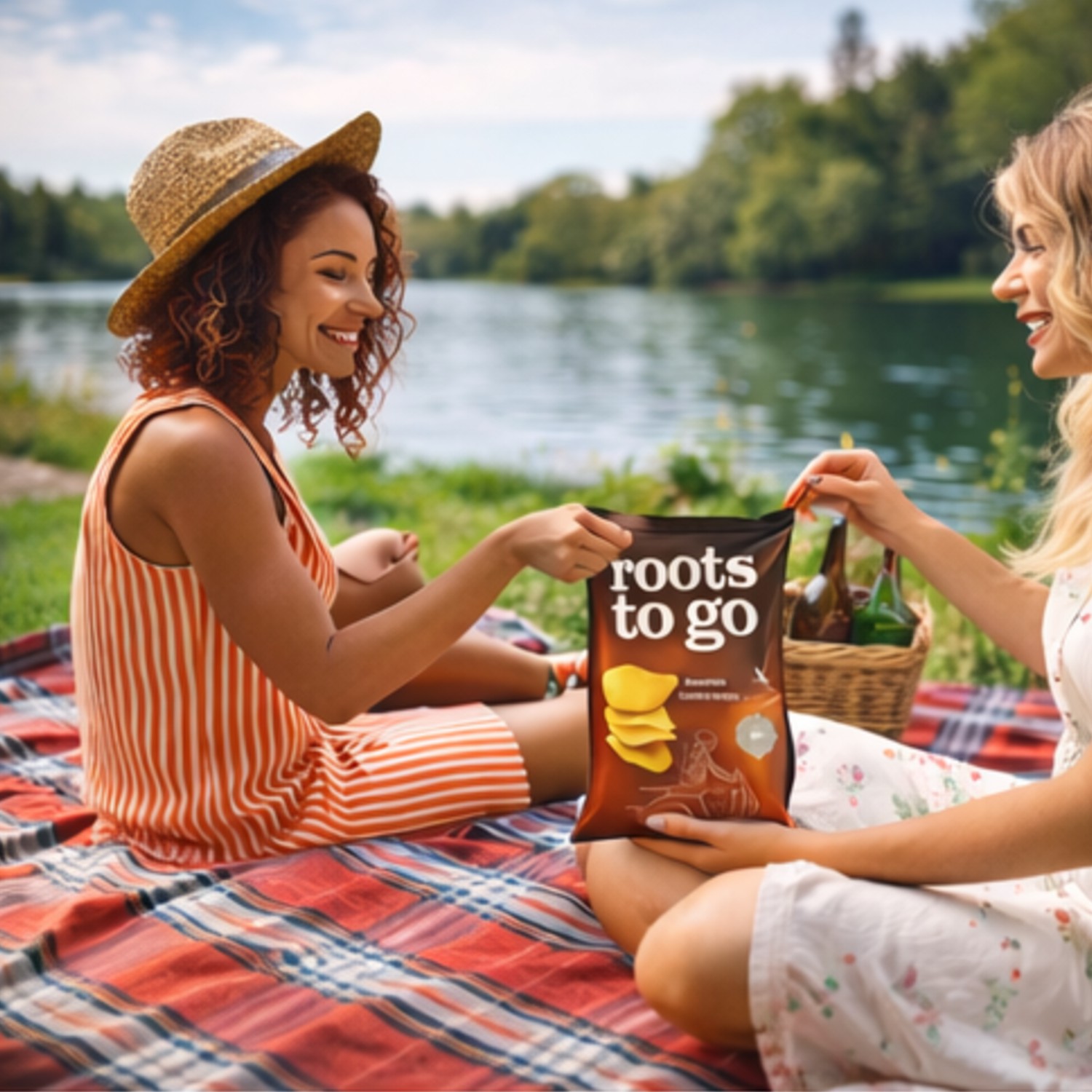 Chips De Batata-Doce Original Roots To Go 45g foto 3